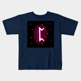 Perthro Rune Kids T-Shirt